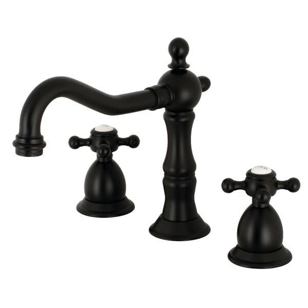 Kingston Brass KS1970BX 8" Widespread Bathroom Faucet, Matte Black KS1970BX - main